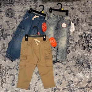 Stylish and NEW boys jeans and cargo pants